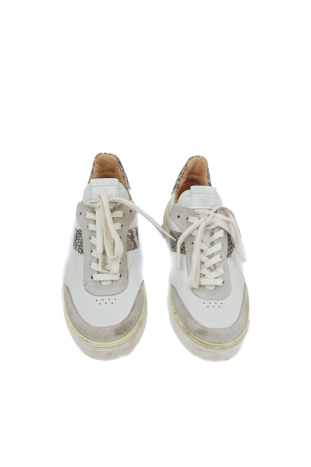 ecco white snake detail sneakers (38)