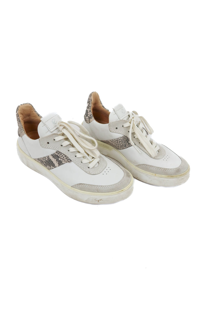 ecco white snake detail sneakers (38)