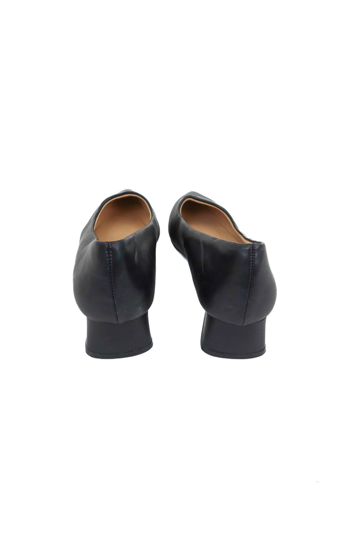 dream pairs black pointed toe heels (8)
