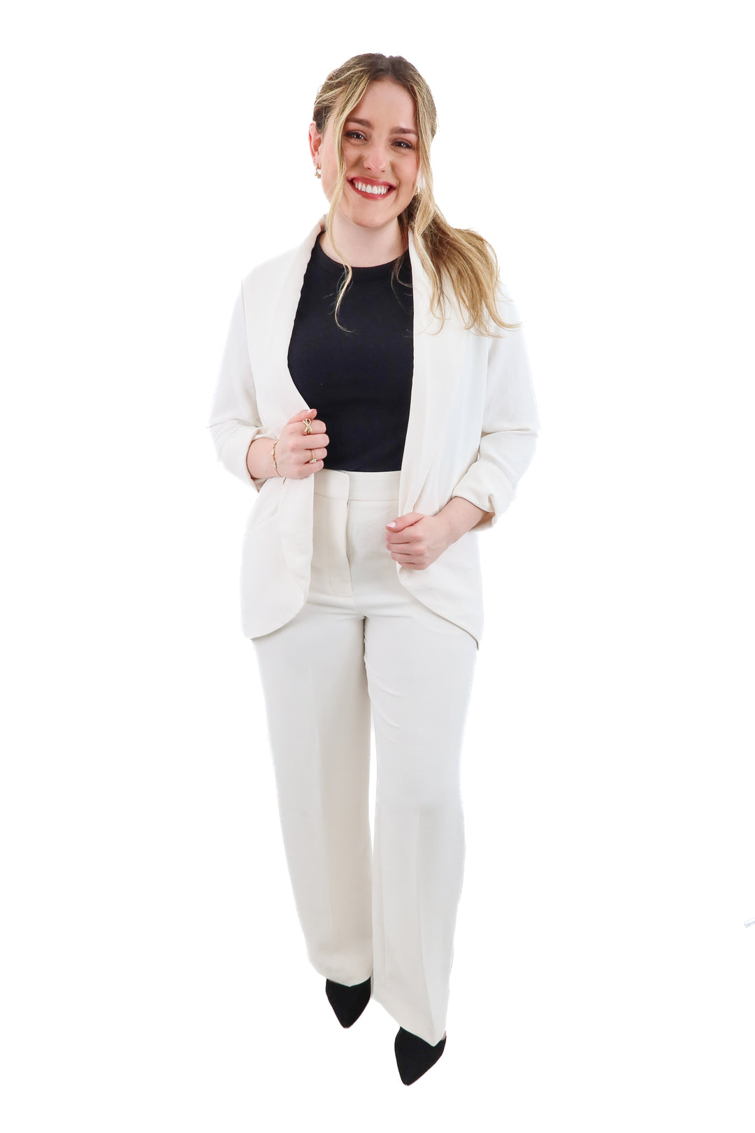 wilfred white blazer set (m; retail $148)