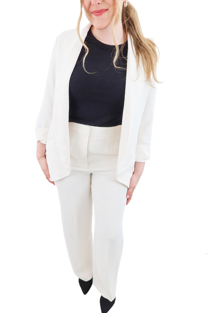 wilfred white blazer set (m; retail $148)