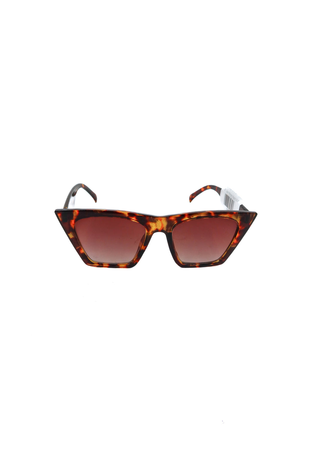 brown tortoise shell square sunglasses