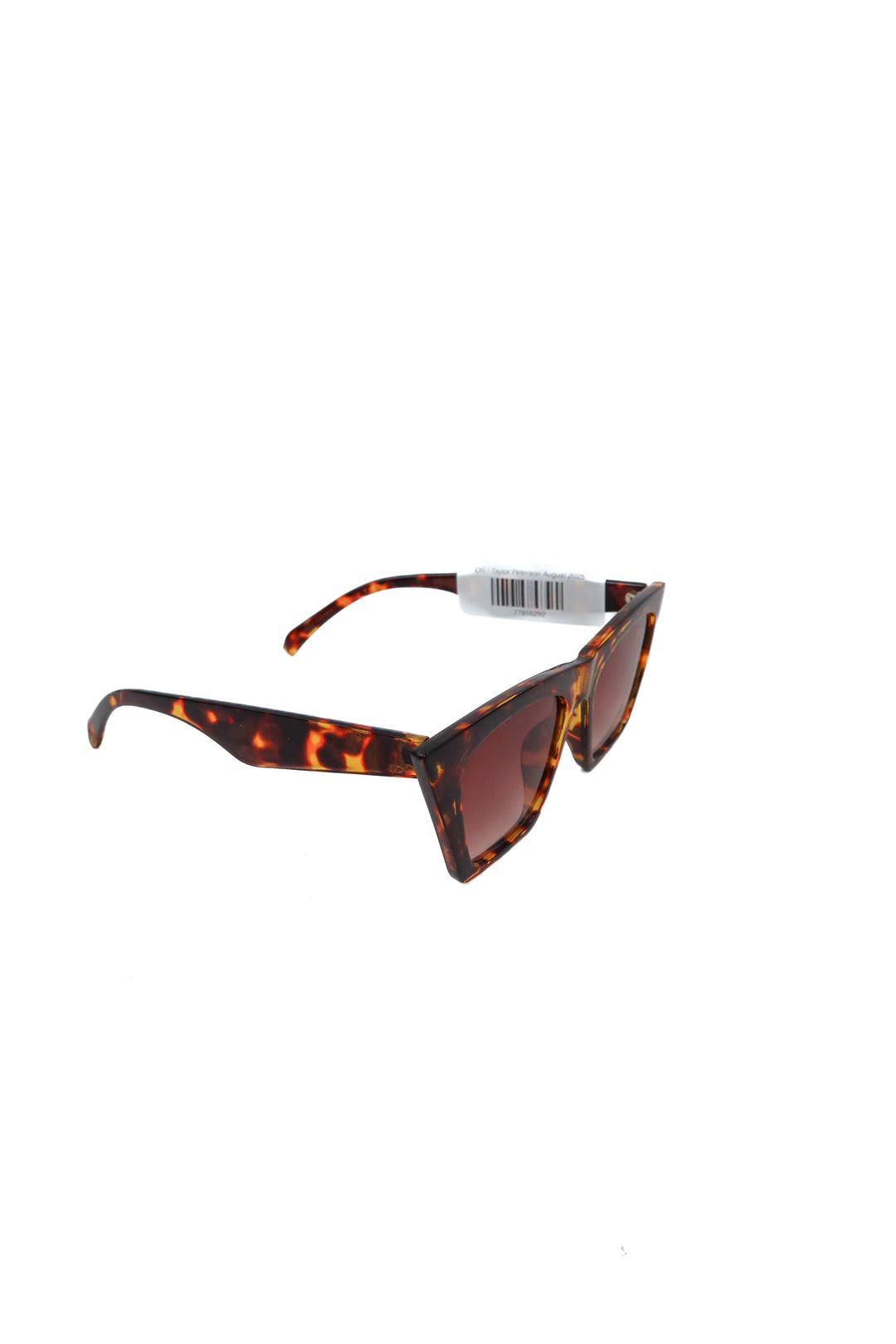 brown tortoise shell square sunglasses