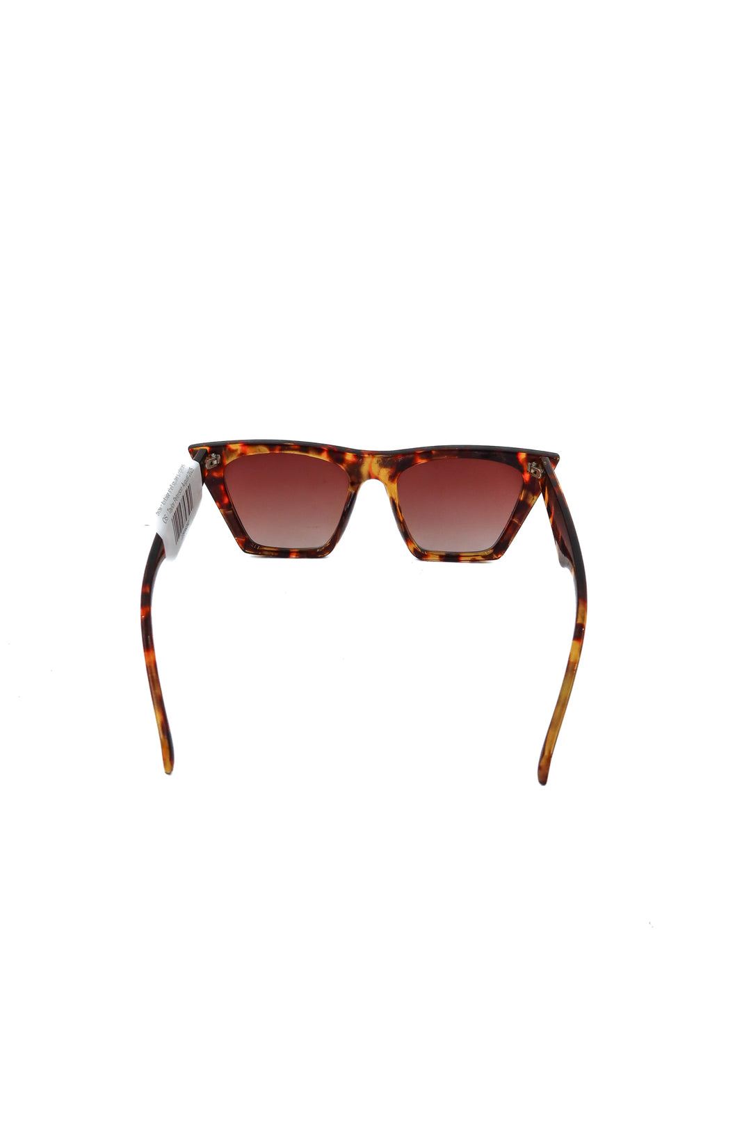 brown tortoise shell square sunglasses