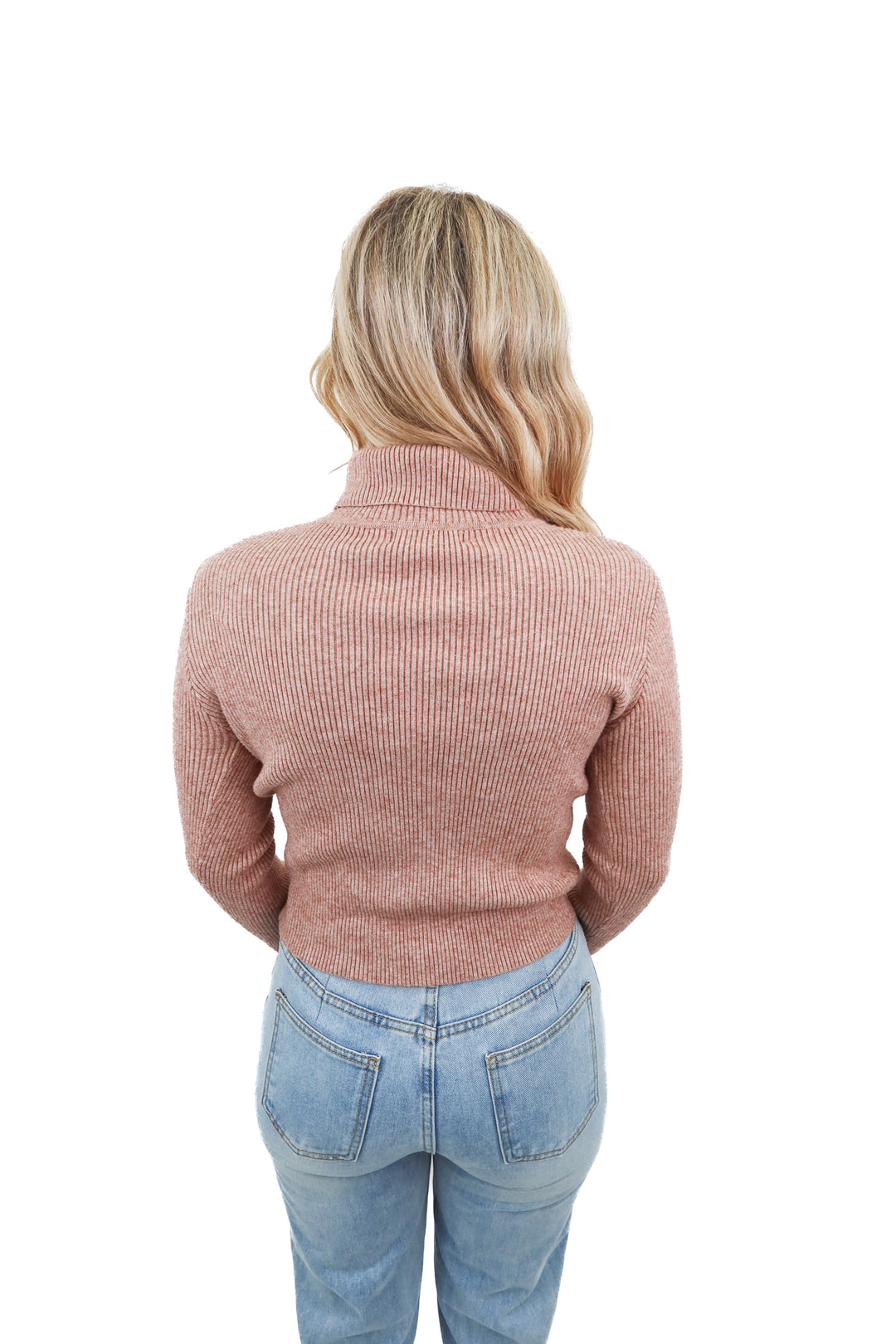 Petal and Pup blush turtleneck sweater (6; retail $89)