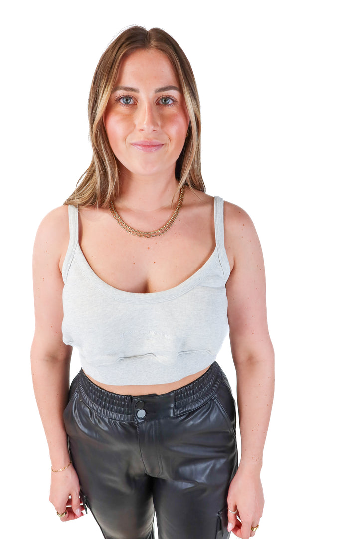 alexander wang grey bra top (L)