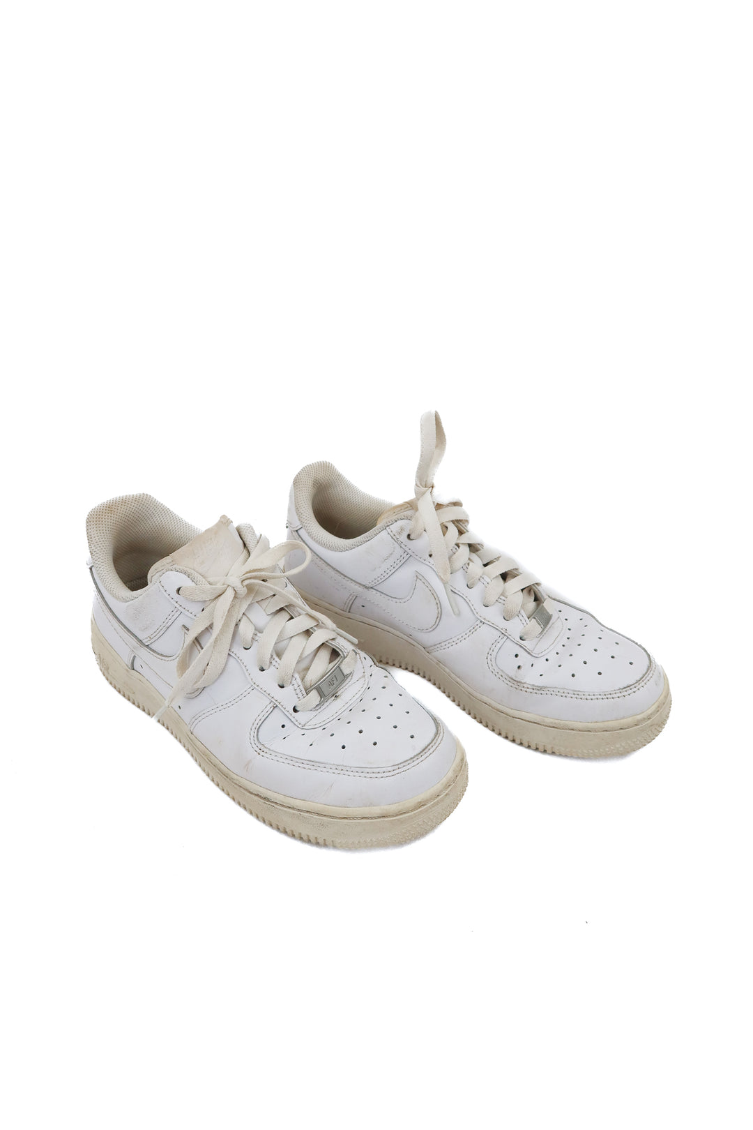 nike white air force sneakers (7.5; retail $115)