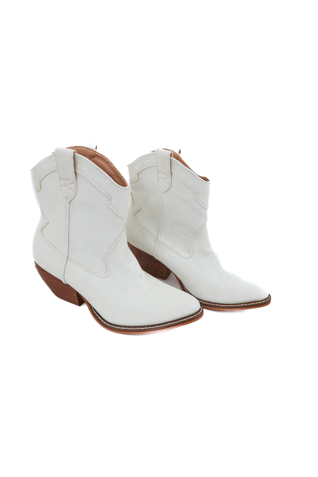 arider sirl white snakeskin boots NWOT (8)