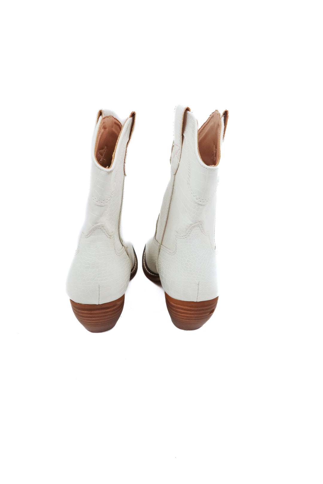arider sirl white snakeskin boots NWOT (8)