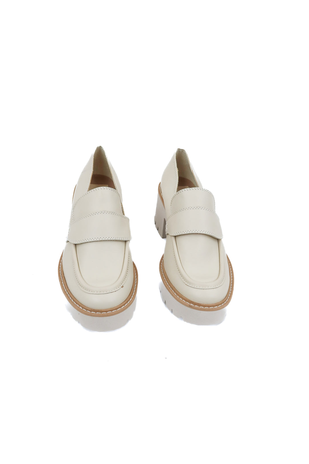 dolce vita nude platform loafers (8; retail $140)