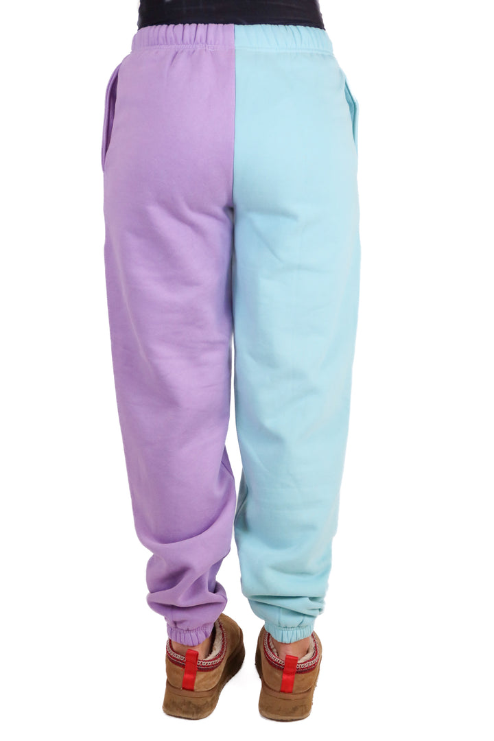 stay cool blue and purple sweatpants NWT (S; retail $80)