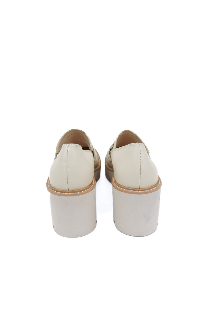 dolce vita nude platform loafers (8; retail $140)