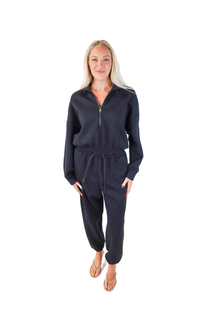 YPB black jumpsuit (m; retail $100)