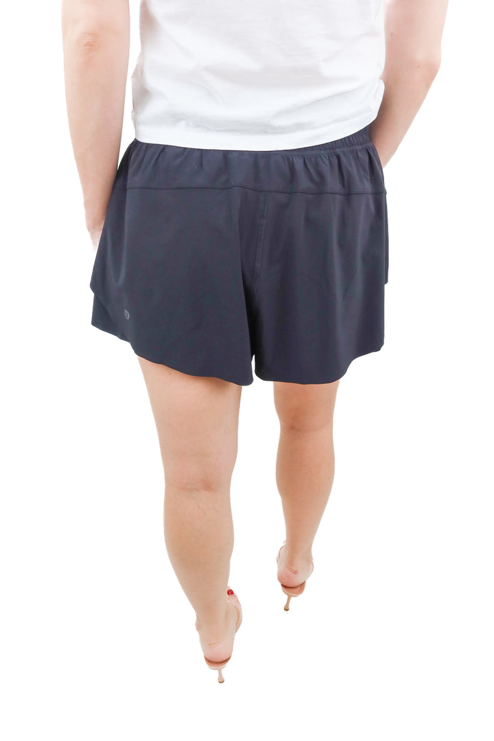 Lululemon black exercise shorts (S)