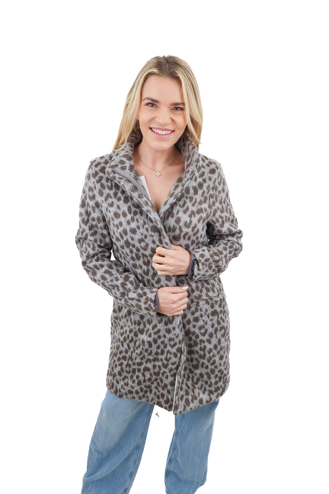 Old Navy leopard jacket (S)
