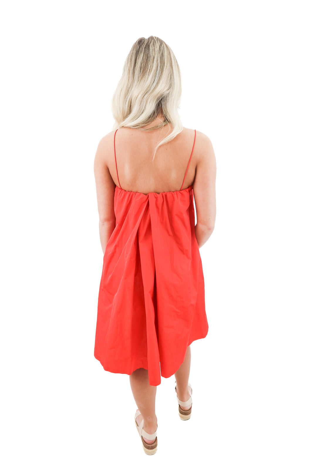 bernadette red mini dress (l; retail $800)