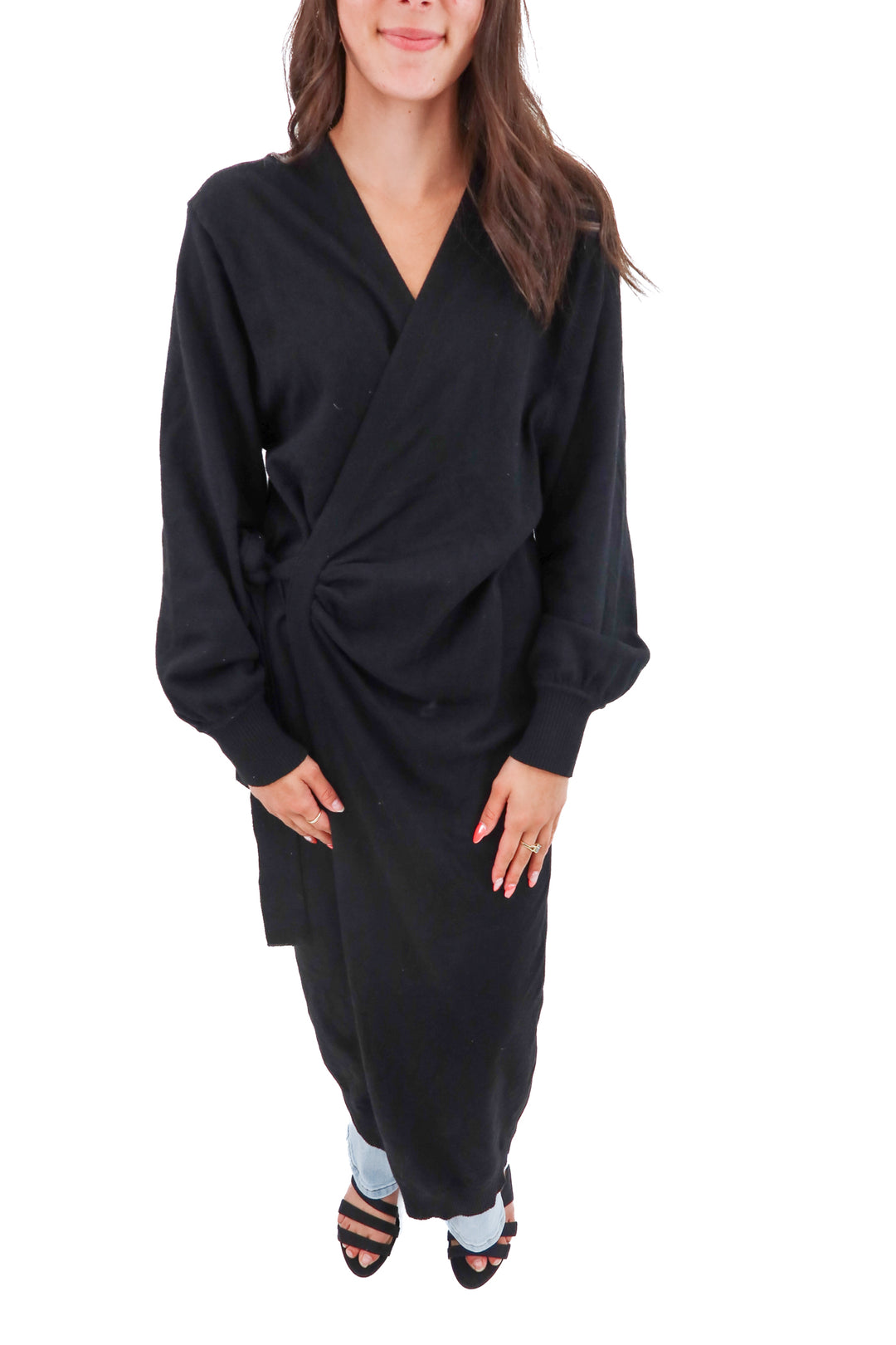 exlura black duster NWT (m)