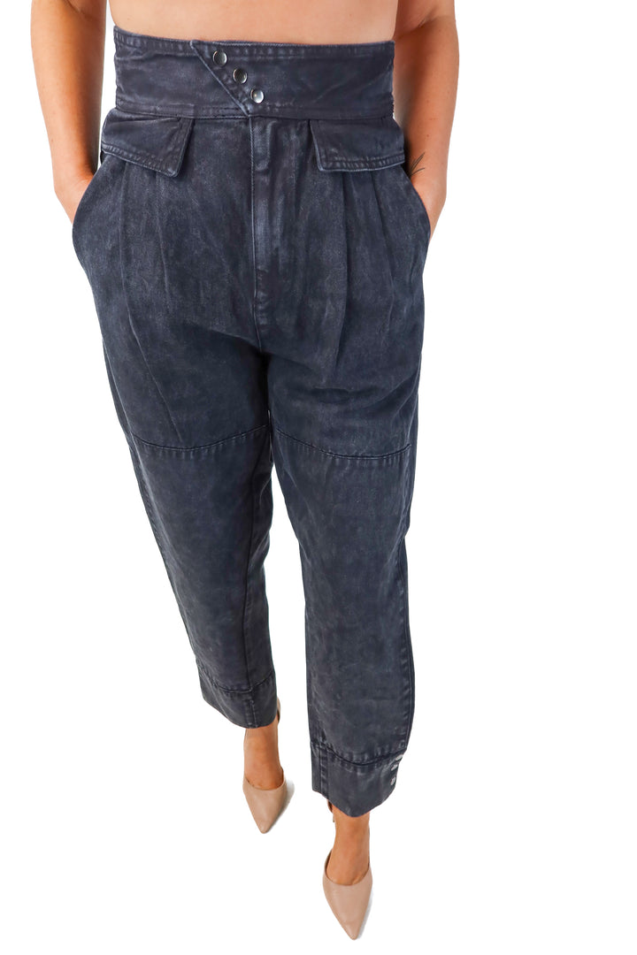 sea black button detail jeans NWT (10; retails $295)