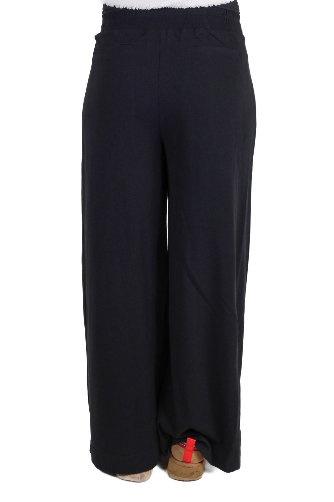 halara black waffle knit trousers NWT (S; retail $44.95)