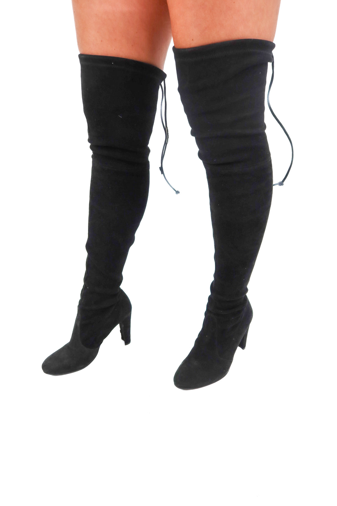 AUCTION stuart weitzman black over the knee suede boots (7.5)- ends 11/11 at 8 pm CT