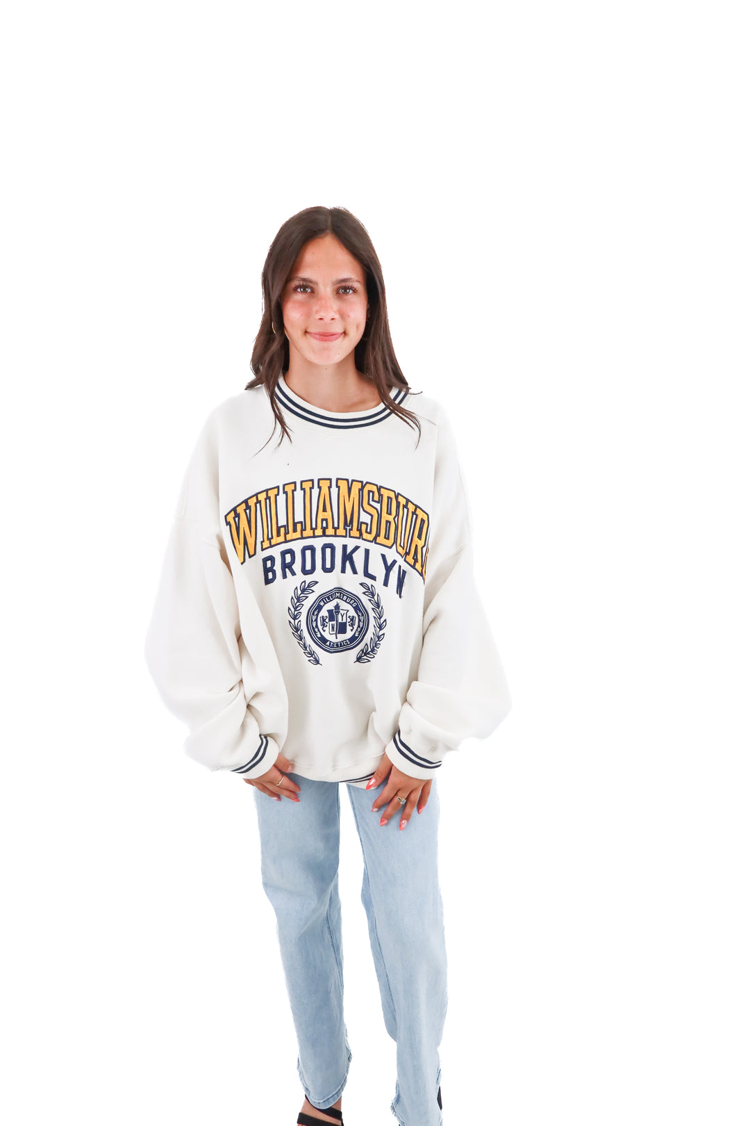 abercrombie & fitch williamsburg ny sweatshirt (xl; retail $70)
