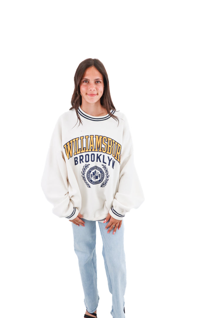 abercrombie & fitch williamsburg ny sweatshirt (xl; retail $70)