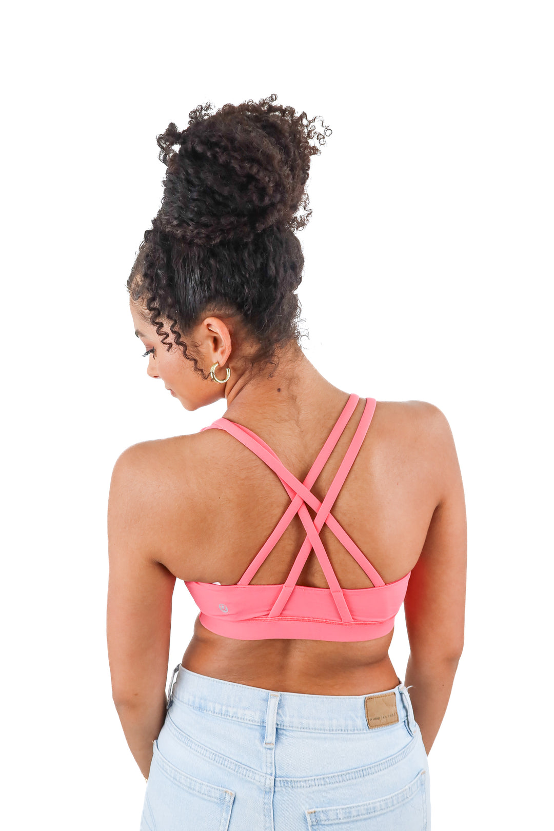 lululemon pink criss-cross sports bra (6)