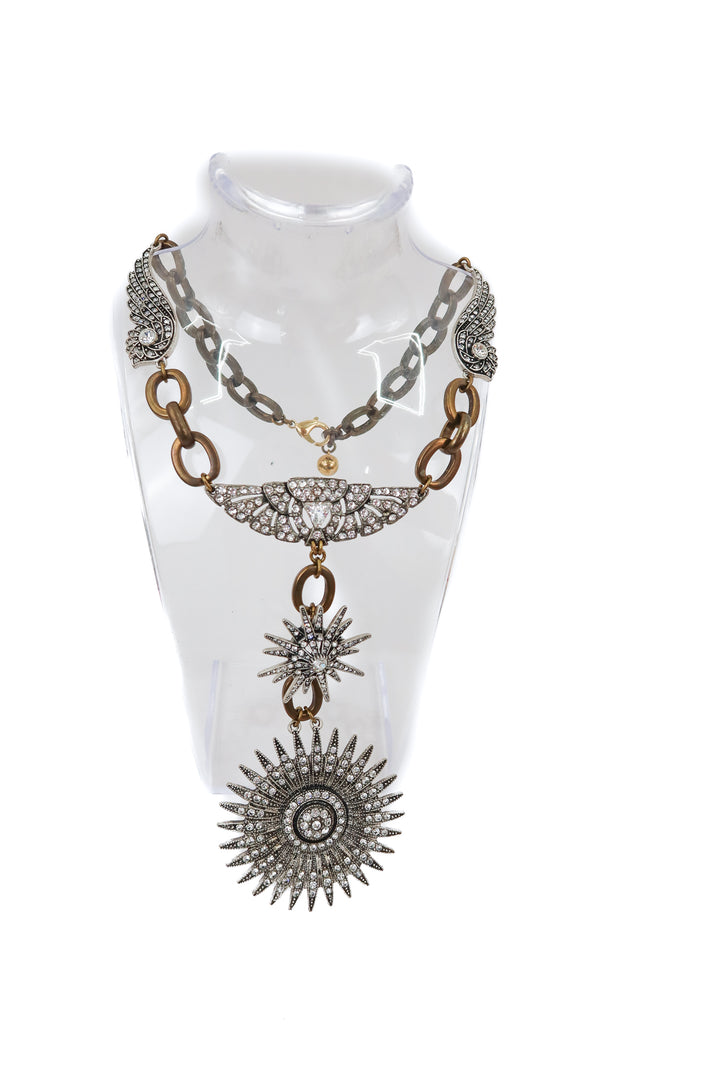 lulu frost statement chunky necklace (retail $395)