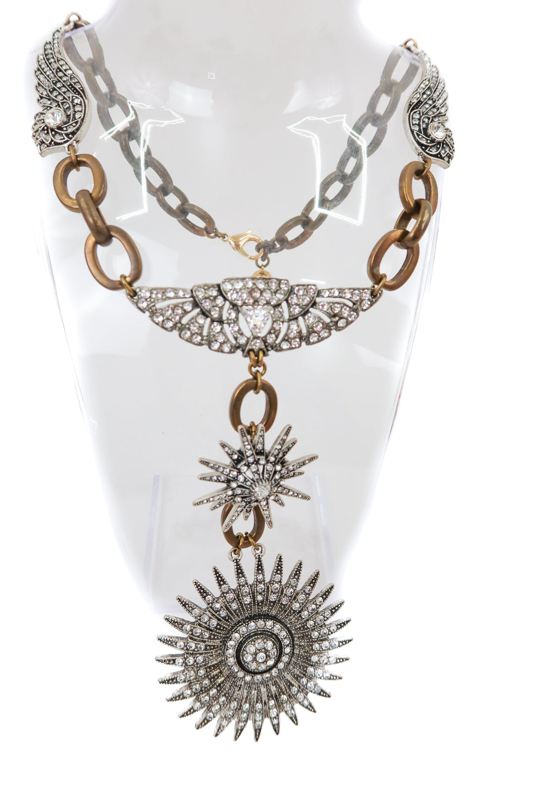 lulu frost statement chunky necklace (retail $395)