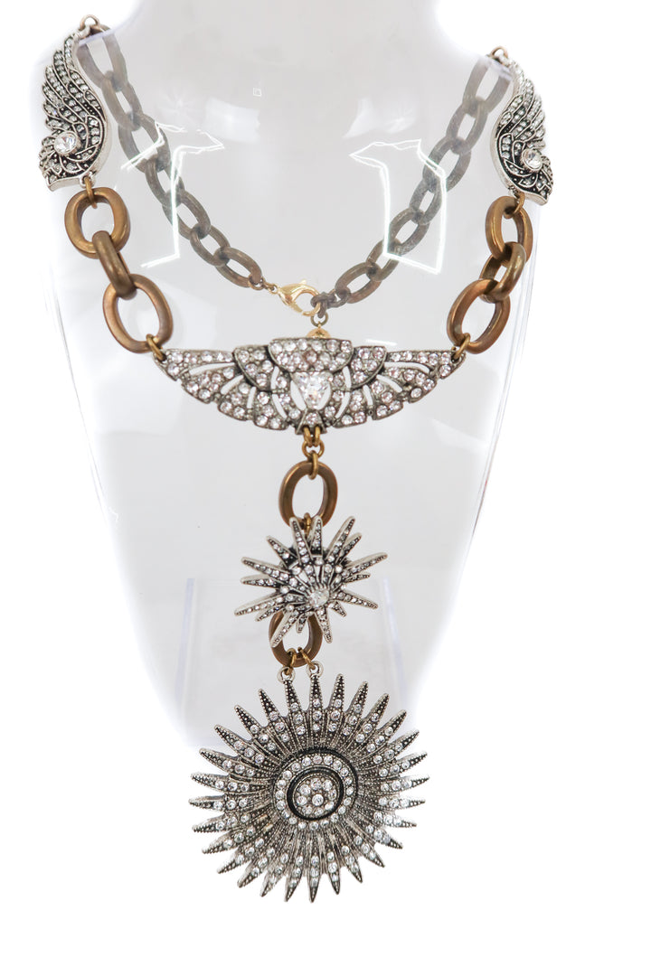 lulu frost statement chunky necklace (retail $395)