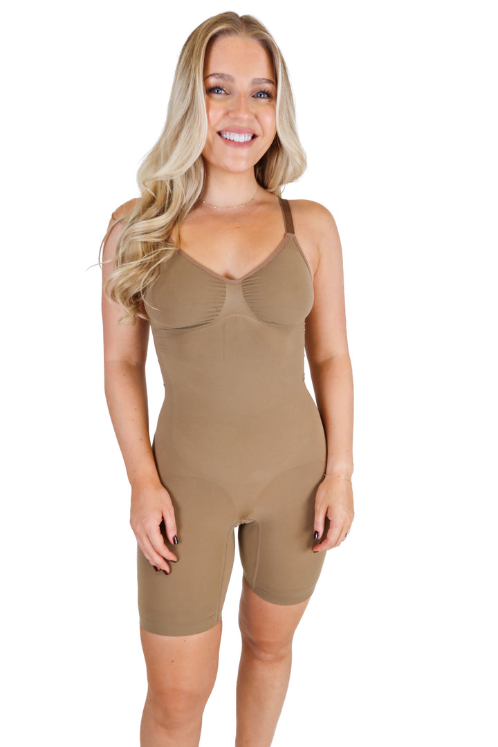 Pumiey Nude Shape wear Bodysuit (S/M)