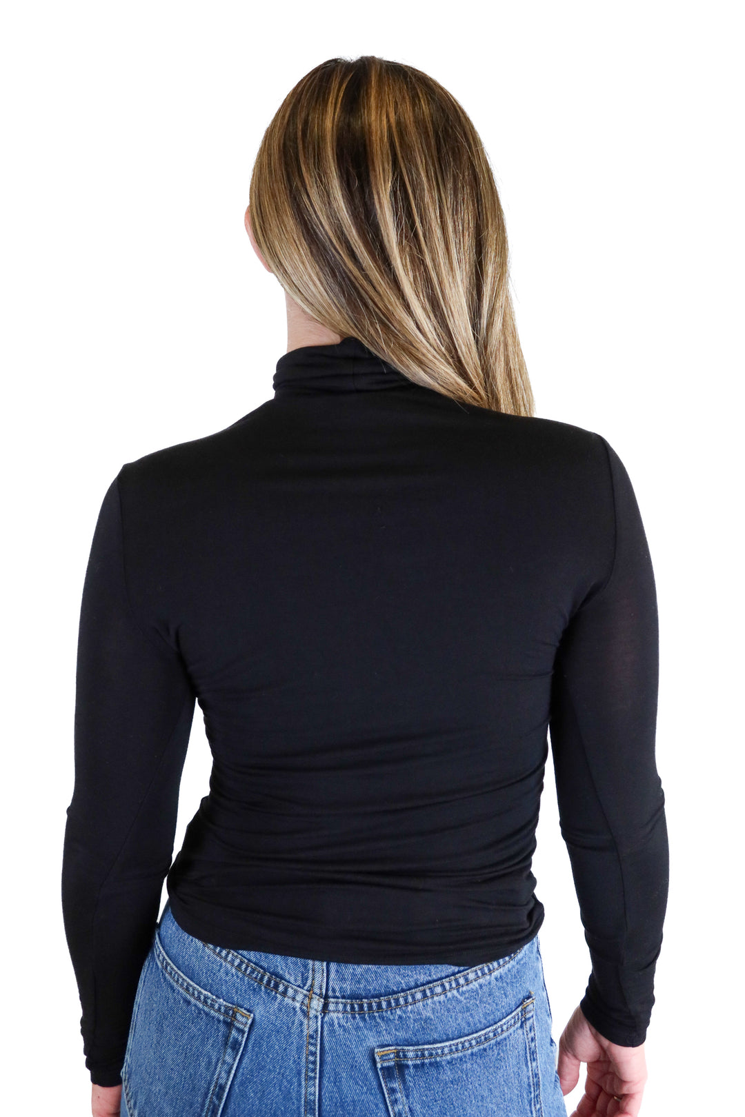 H&M Black Turtleneck Top (S)