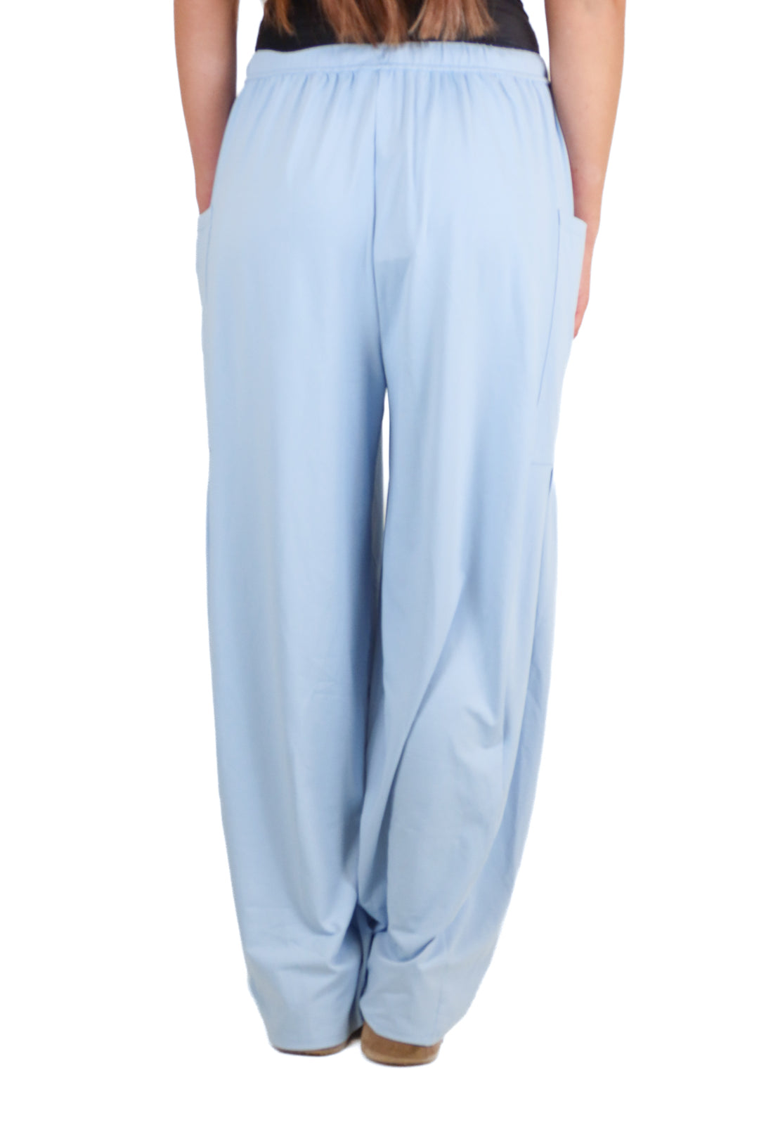 Halara Baby Blue Wide Leg Lounge Pants NWT (S; retail $39.95)