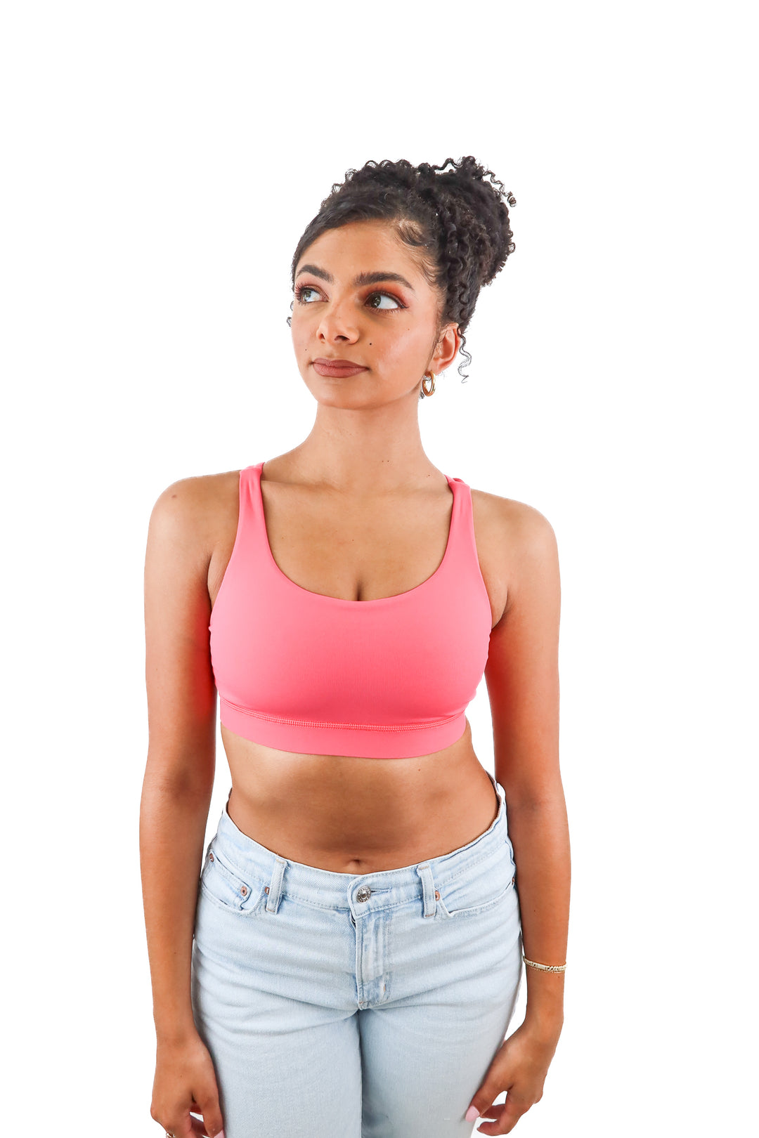 Lululemon pink sports bra (6)