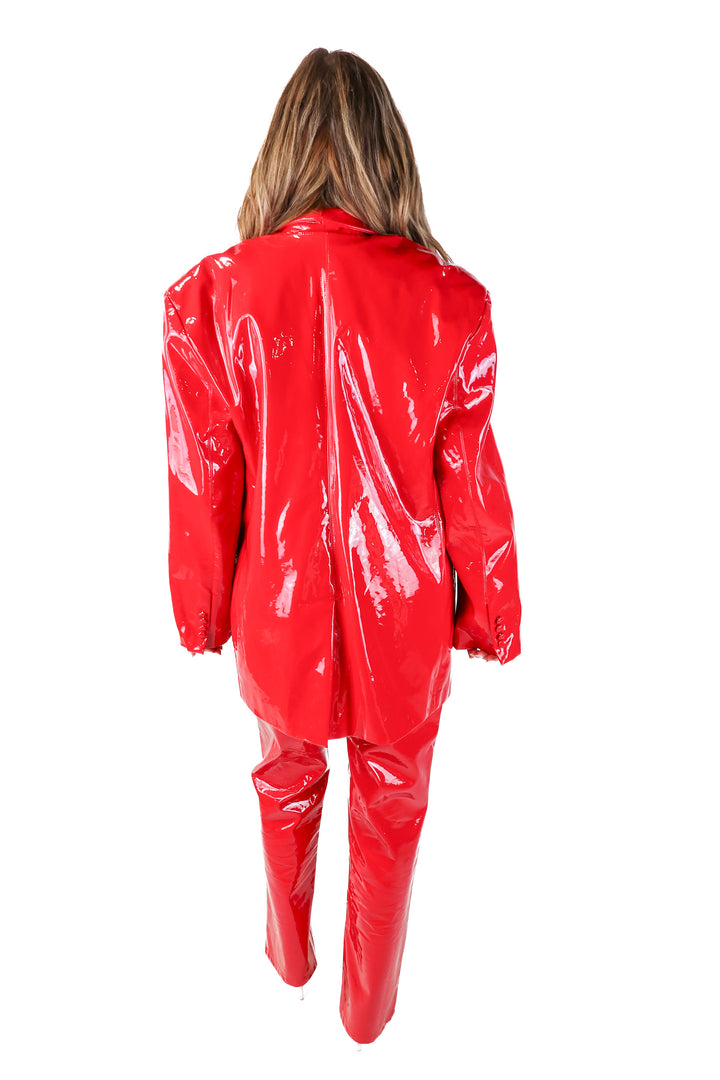 AFRM red patent set NWT (XL/31)*