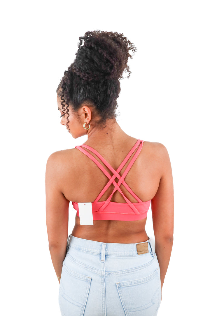 Lululemon pink sports bra (6)