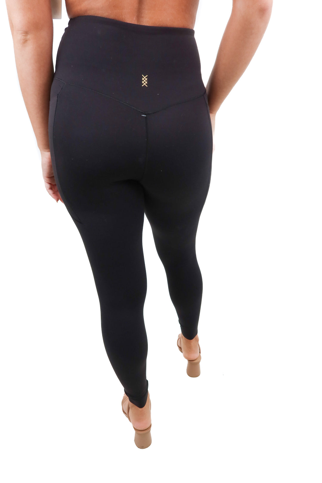 RHONE black active leggings (XS)