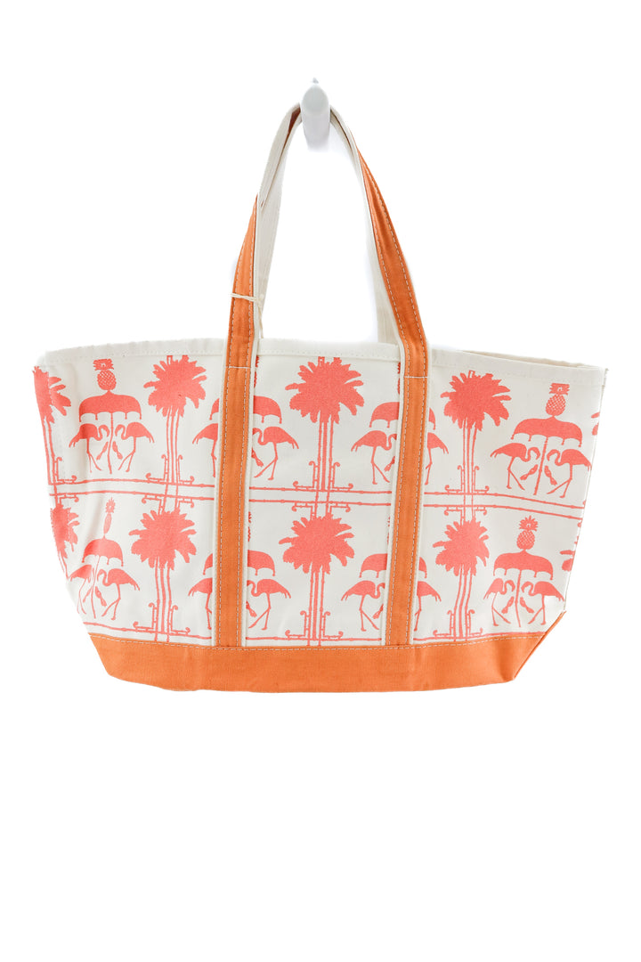 Crab & cleek palm tote bag NWT