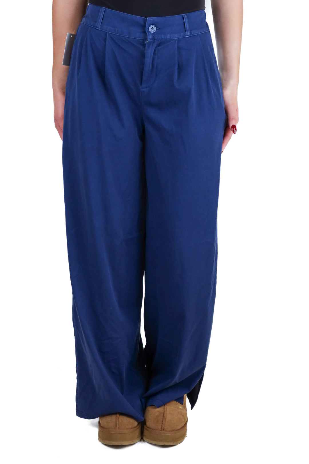 Halara Navy Mid Rise Pants NWT (S)
