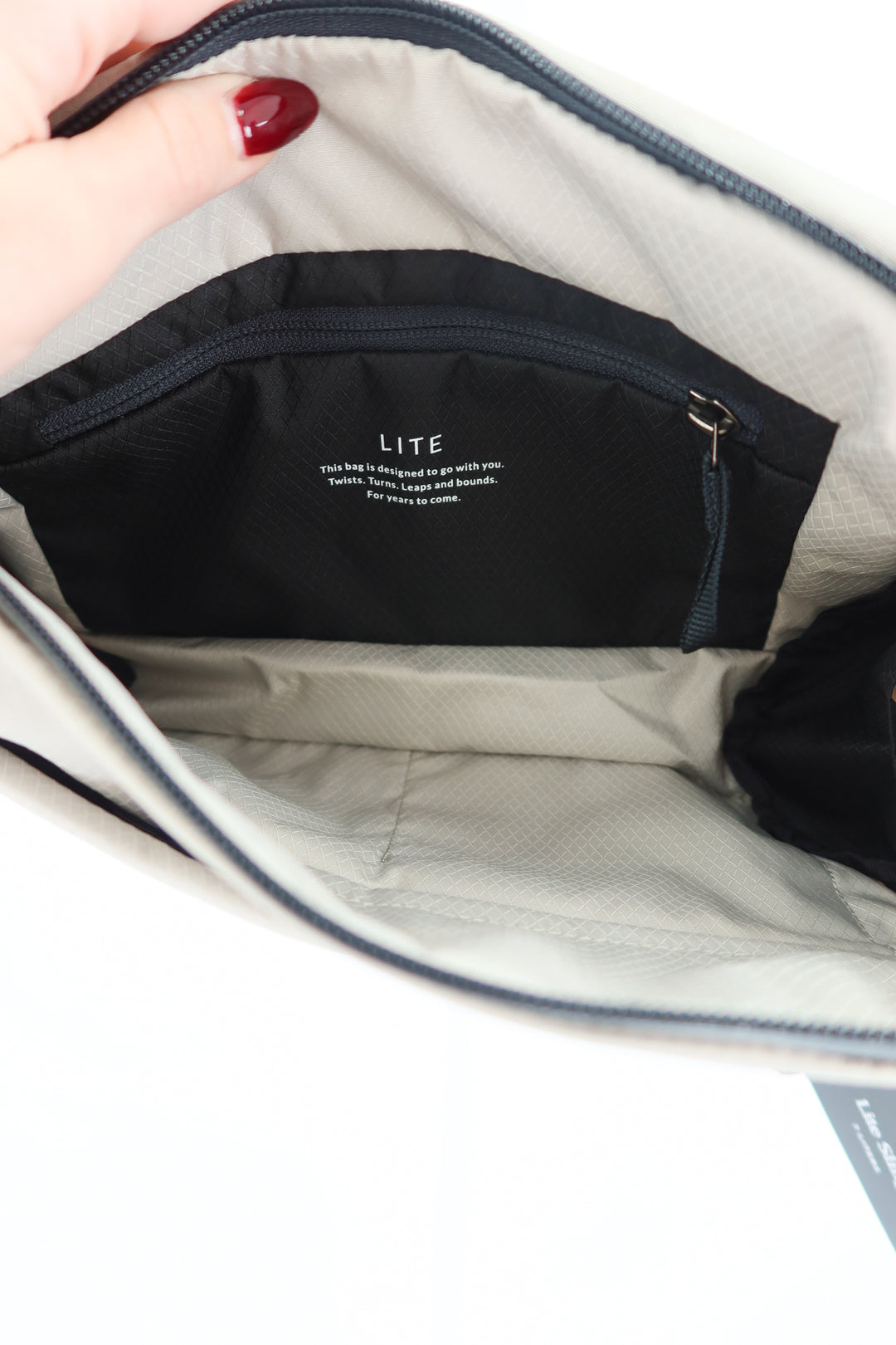 Bellray gray sling bag NWT (retail $89)