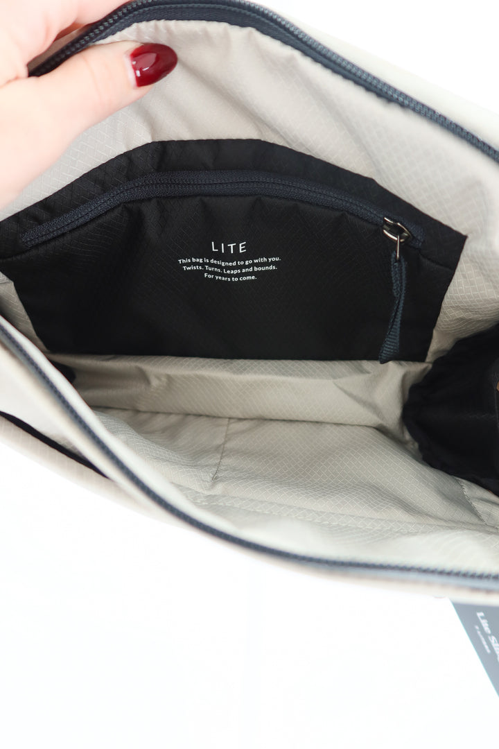 Bellray gray sling bag NWT (retail $89)
