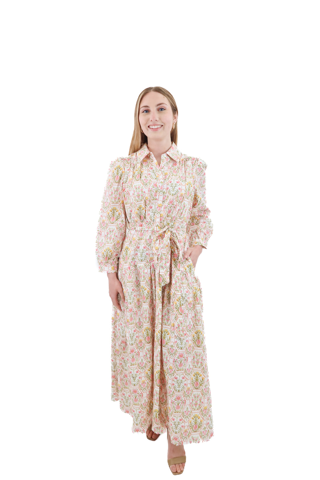 avara floral lula maxi dress nwt (xs; retail $124)