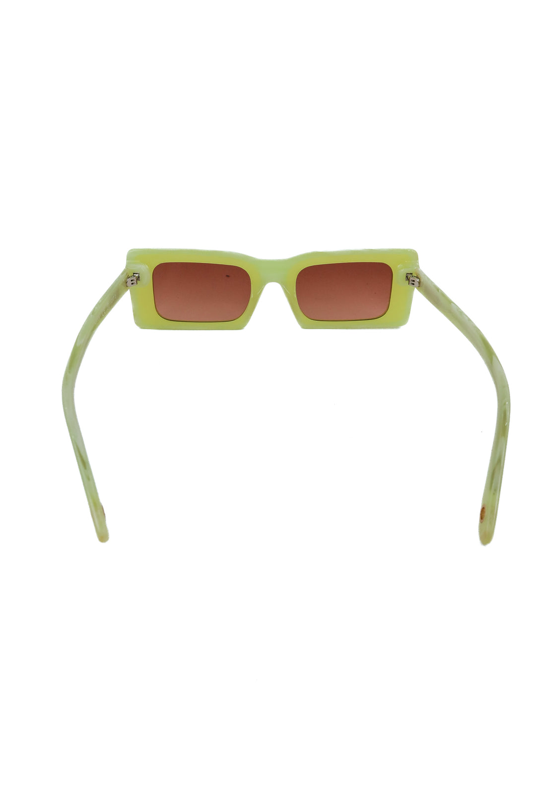 cult gaia lime green rectangle sunglasses (retail $525)