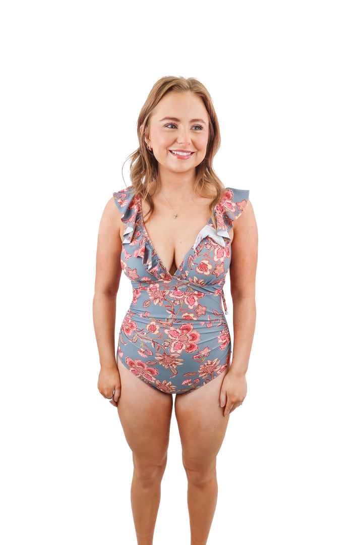 Cupshe floral one piece (S) NWT