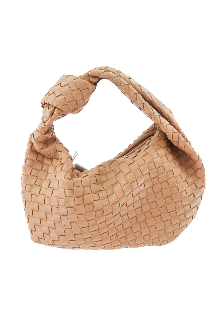 Petal + Pup brown woven bag NWT
