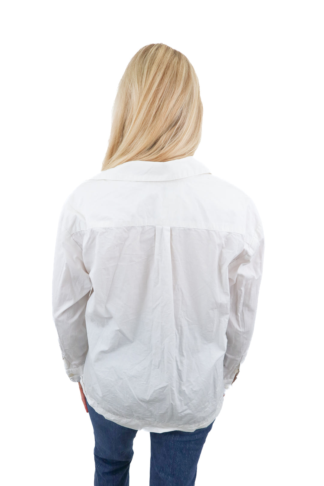 Baacal white button up shirt (S)