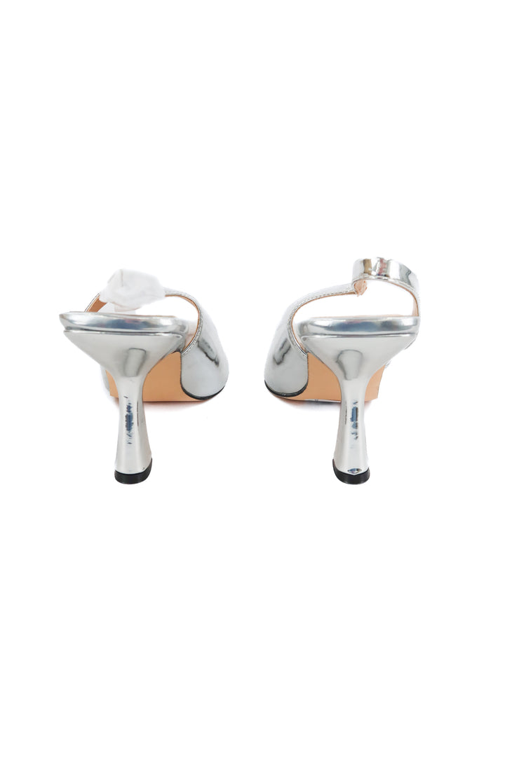 Coutgo silver heels NWT (7)