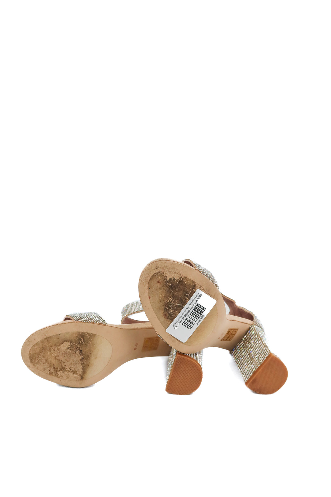 Jeffrey Campbell diamon studded sandals (6.5)
