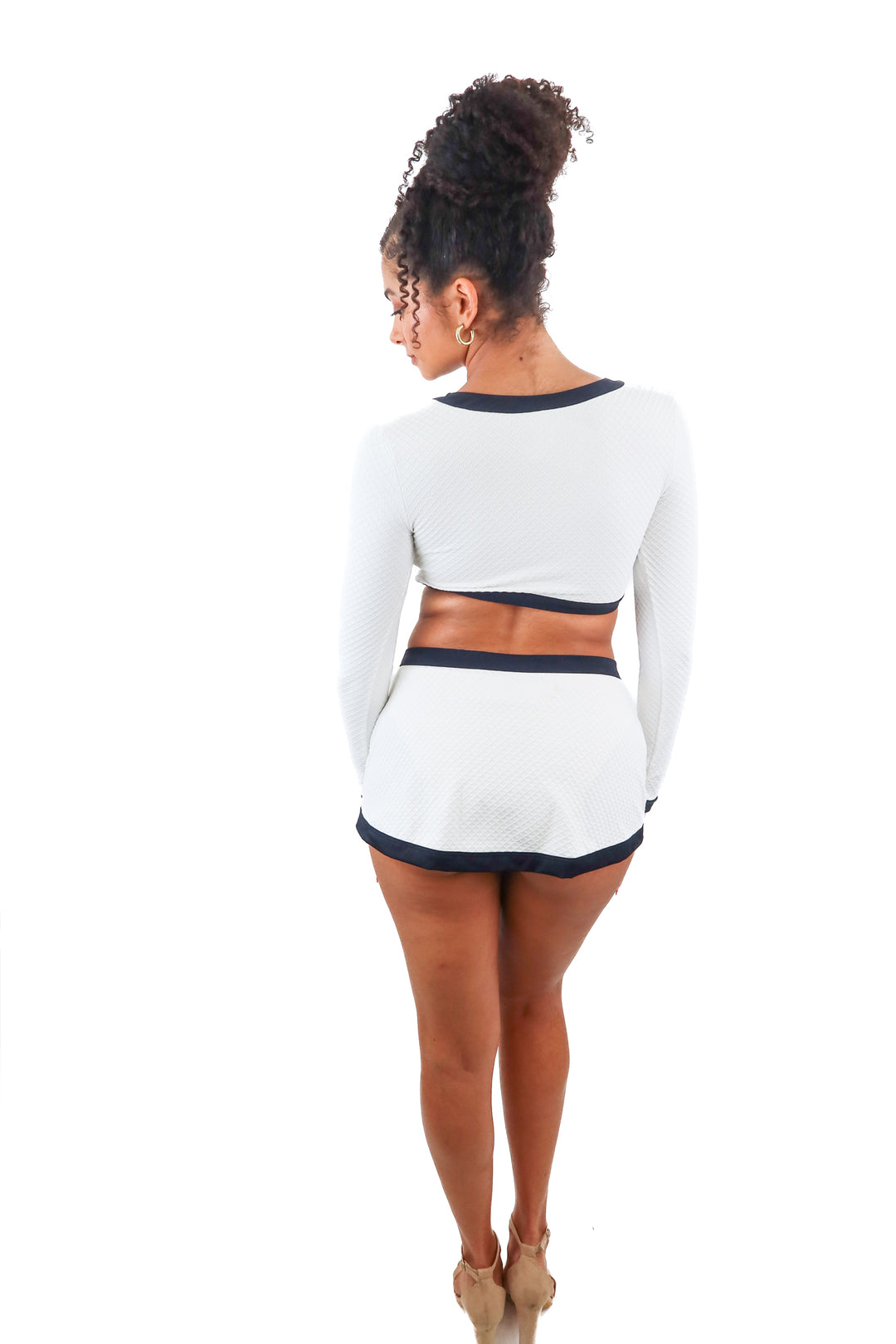 cupshe x kelsey anderson long sleeve swim bikini NWT (s; retail $56.99)