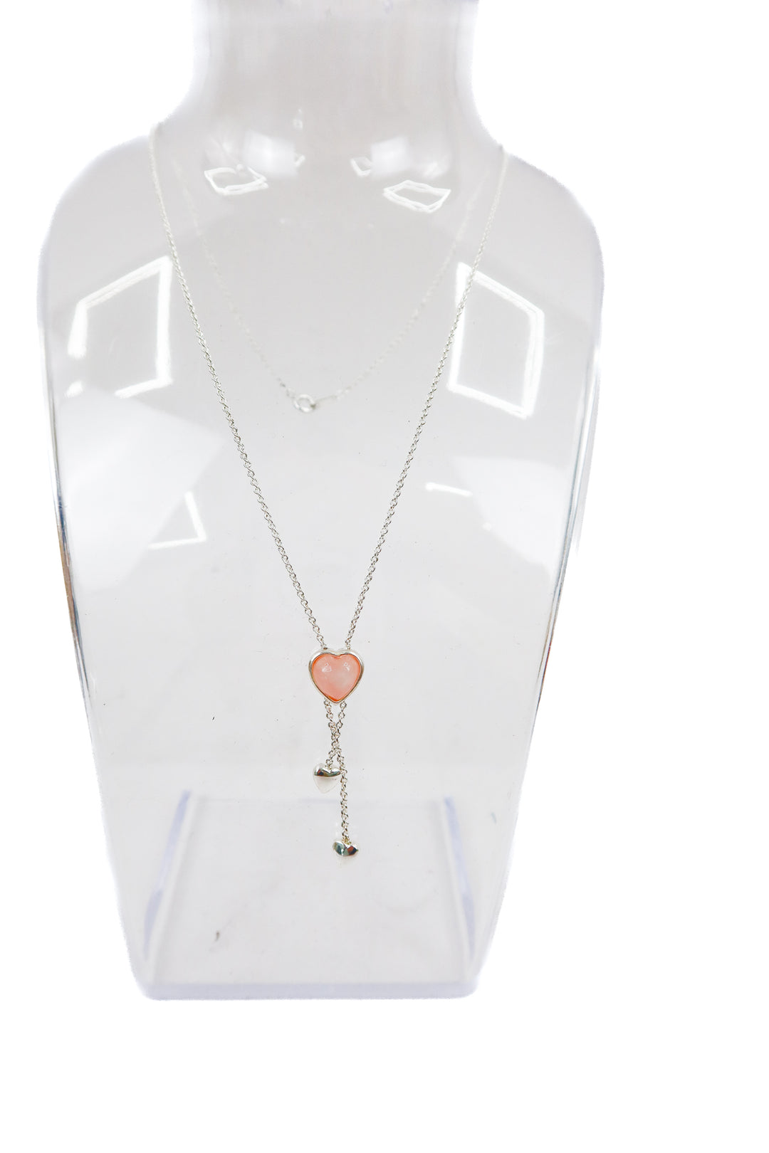 silver heart necklace